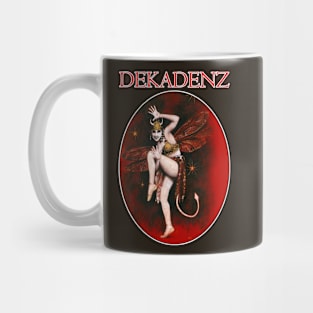 Dekadenz Vintage Dancing Devil Girl Design Mug